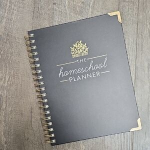 The Homeschool Planner - Black and Gold